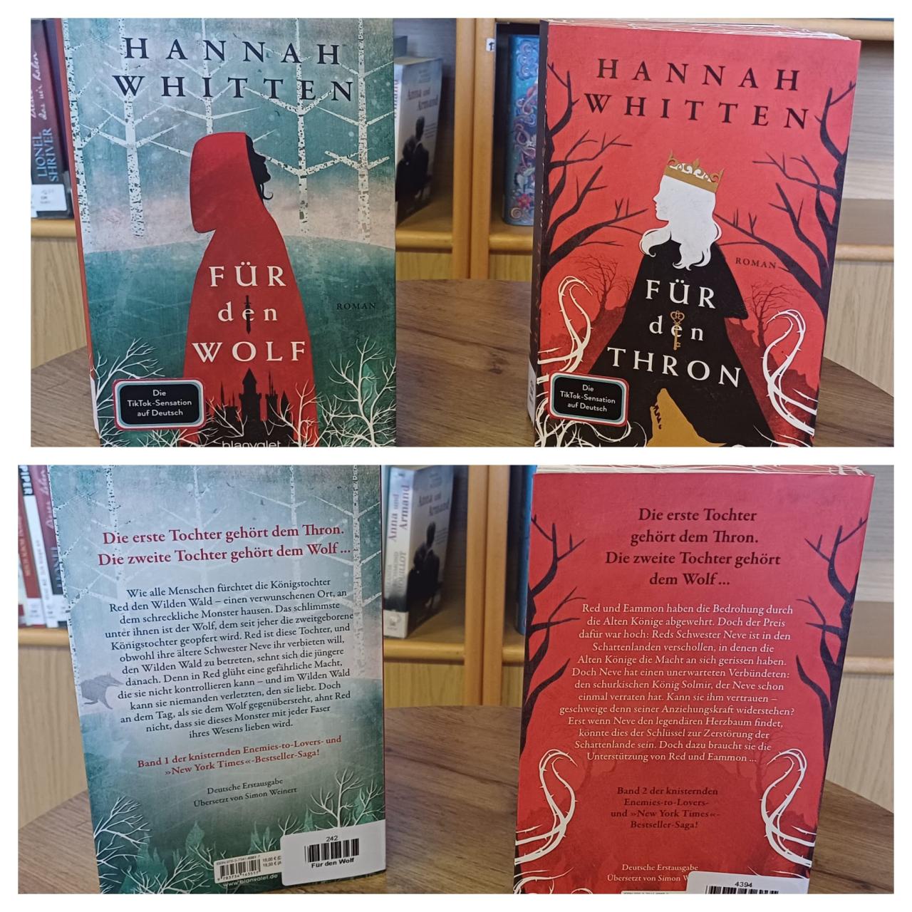 Buch Für den Wolf + Für den Thron