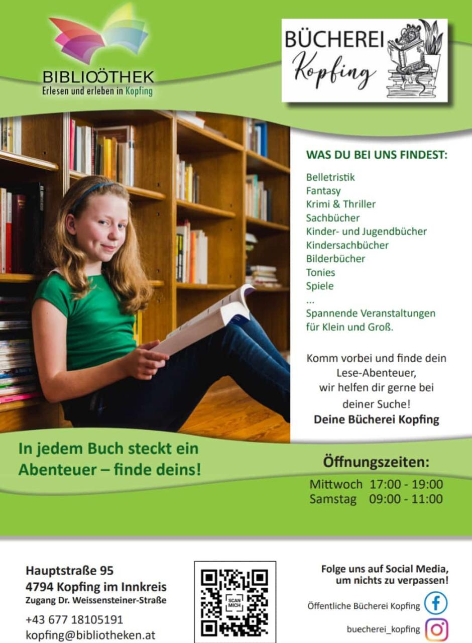 Flyer Bücherei