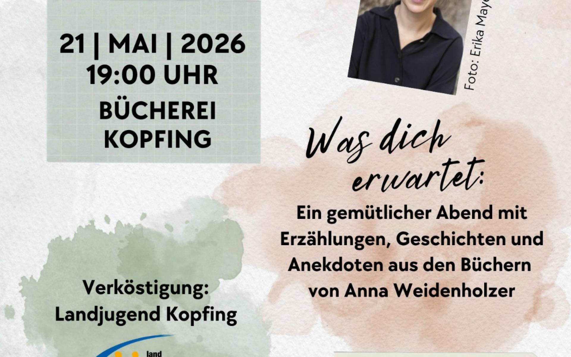 Lesung Anna Weidenholzer